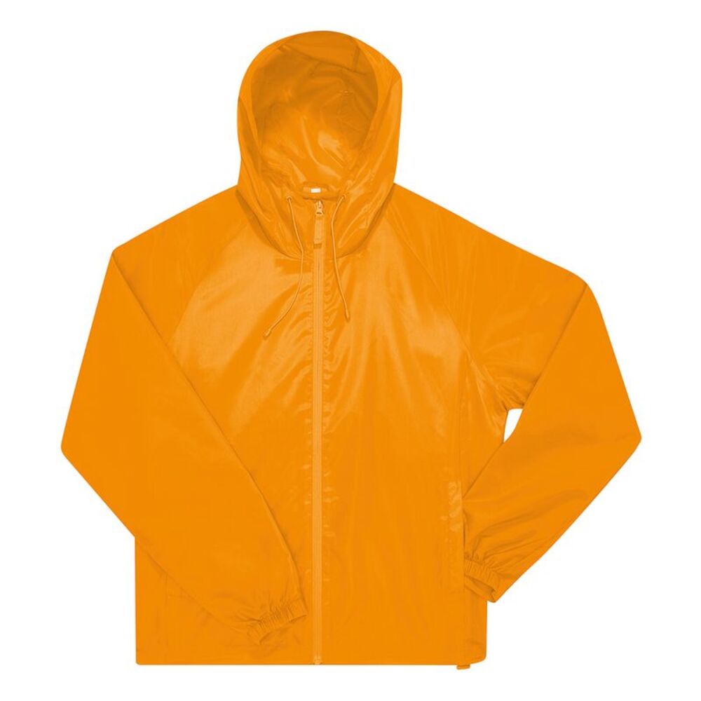 B&C Unisex Adult #Reset Windbreaker / Meta Orange